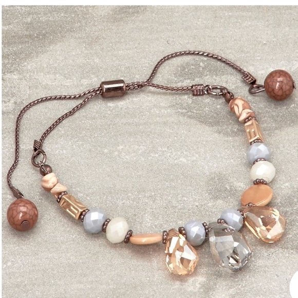 NEW•Montauk Crystal Slider Bracelet•NWT - Picture 1 of 13